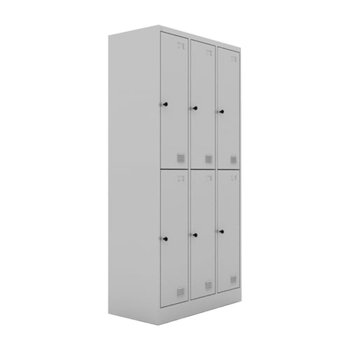 Prissilia Steel Cabinet ML 886-B Grey
